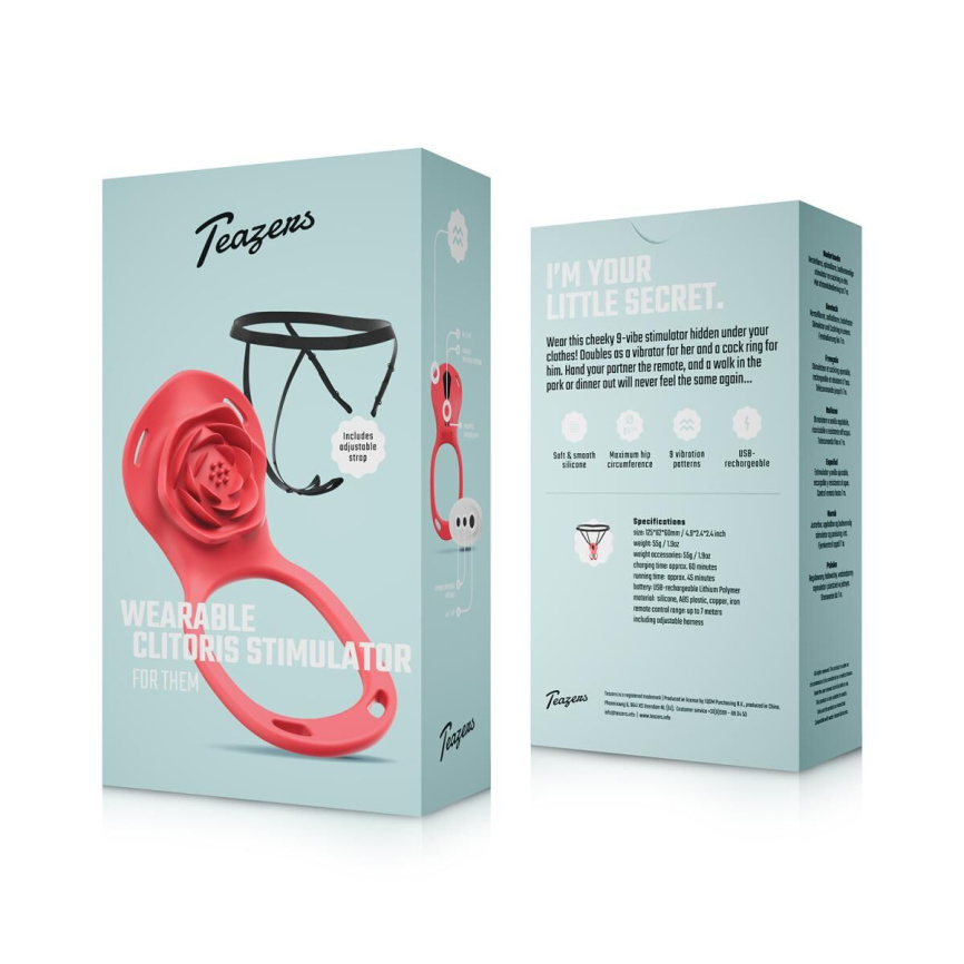 Вібратор у трусики Teazers Wearable Clitoral Stimulator фото 7
