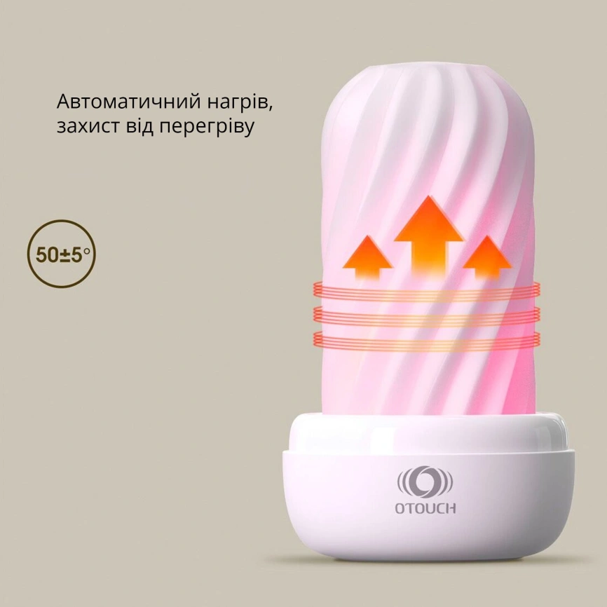 Мастурбатор Otouch DECOR 2, TPE, подогрев до 55 °C, УФ-дезинфекция фото 24