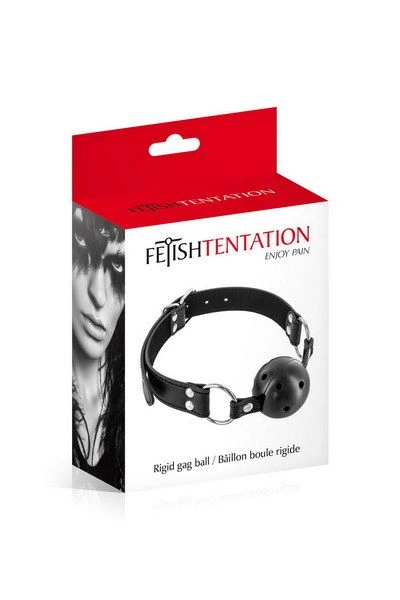 Воздухопроницаемый кляп Fetish Tentation Rigid Gag Ball фото 2