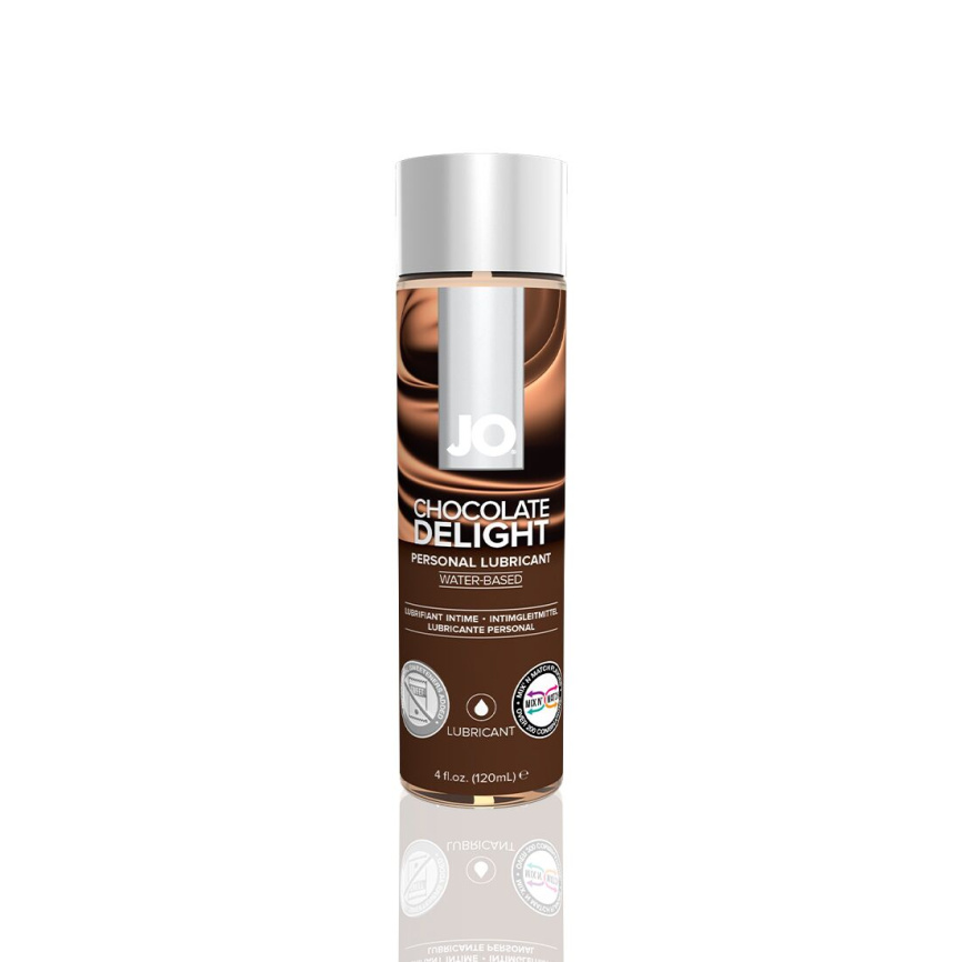 Змазка на водній основі JO H2O — Chocolate Delight (120 мл) без цукру, рослинний гліцерин фото 1