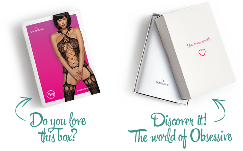 Бодістокінг Obsessive Bodystocking G313 S/M/L, шнурівка, геометричний декор фото 7