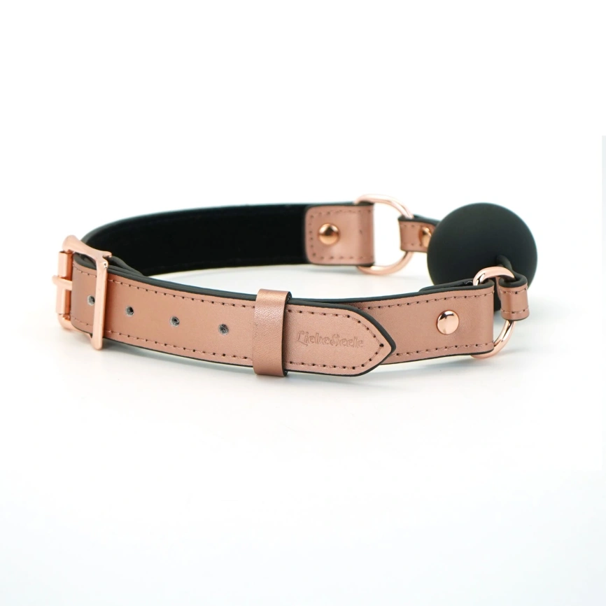 Кляп Liebe Seele Rose Gold Memory Ball Gag фото 2