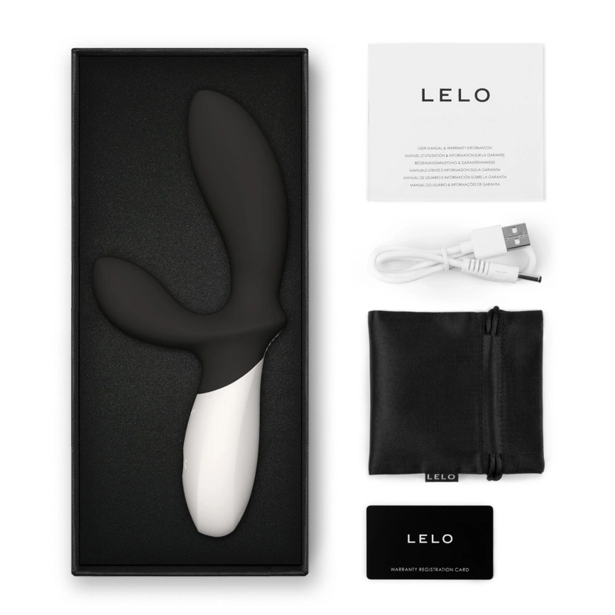 Массажер простаты LELO Loki Wave 2 Black, 2 мотора, манящее движение + вибрация фото 3
