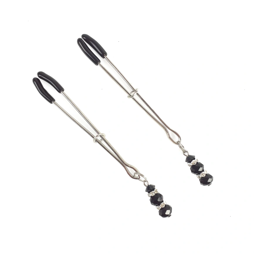 Зажимы для сосков Art of Sex - Nipple Clamps Lovely Black фото 1