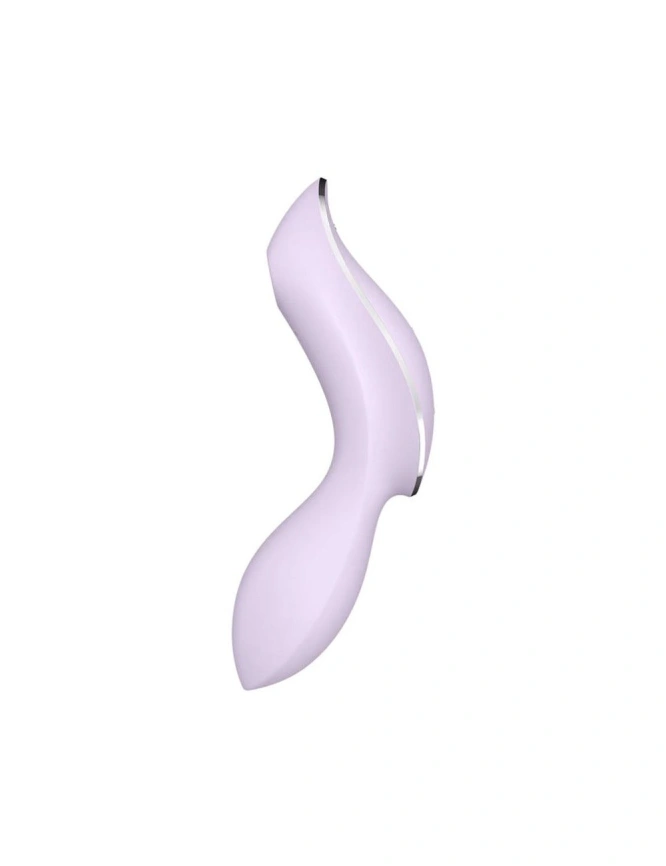 Вакуумный стимулятор с вибрацией Satisfyer Curvy Trinity 2 Violet фото 2