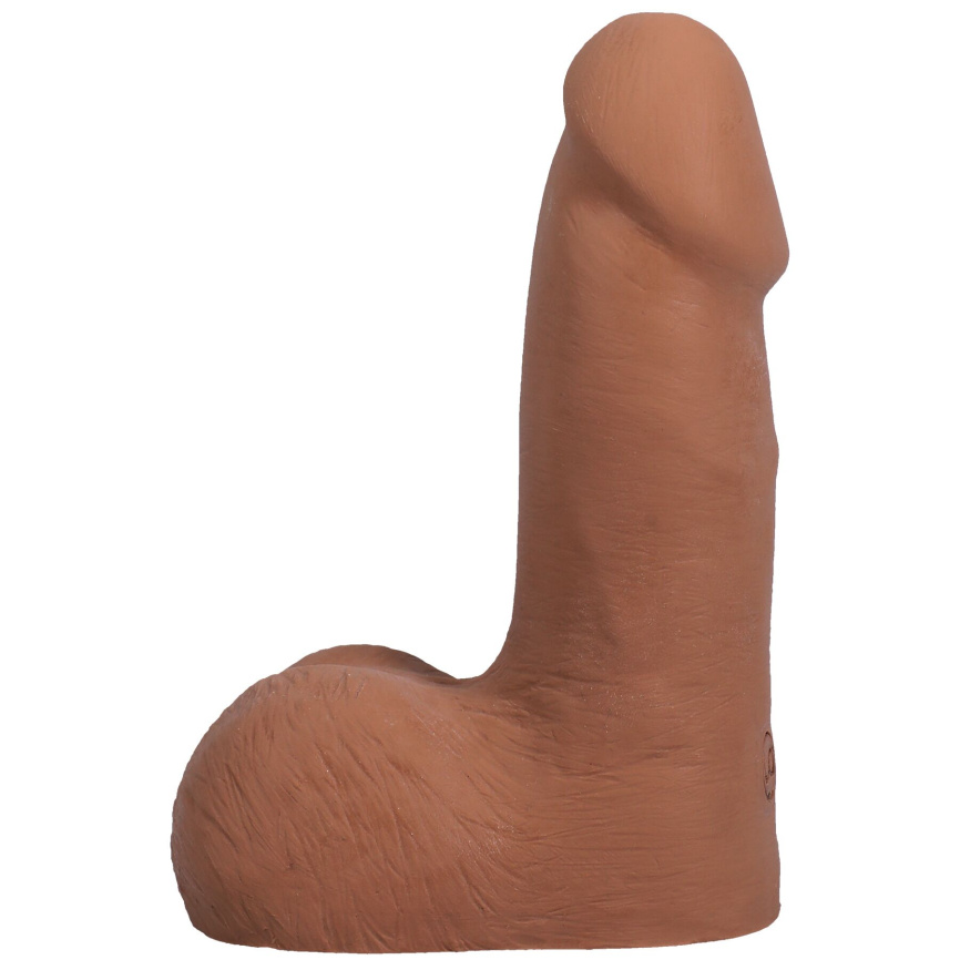 Фалоімітатор Doc Johnson The Realistic Cock ULTRASKYN - 5 Inch with Balls Caramel фото 2