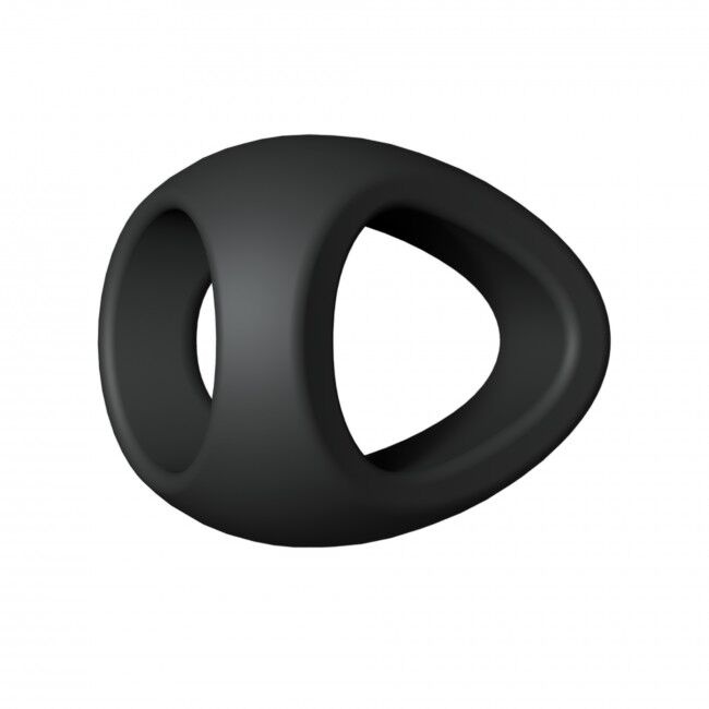 Ерекційне кільце подвійне Love To Love FLUX RING - BLACK ONYX фото 2