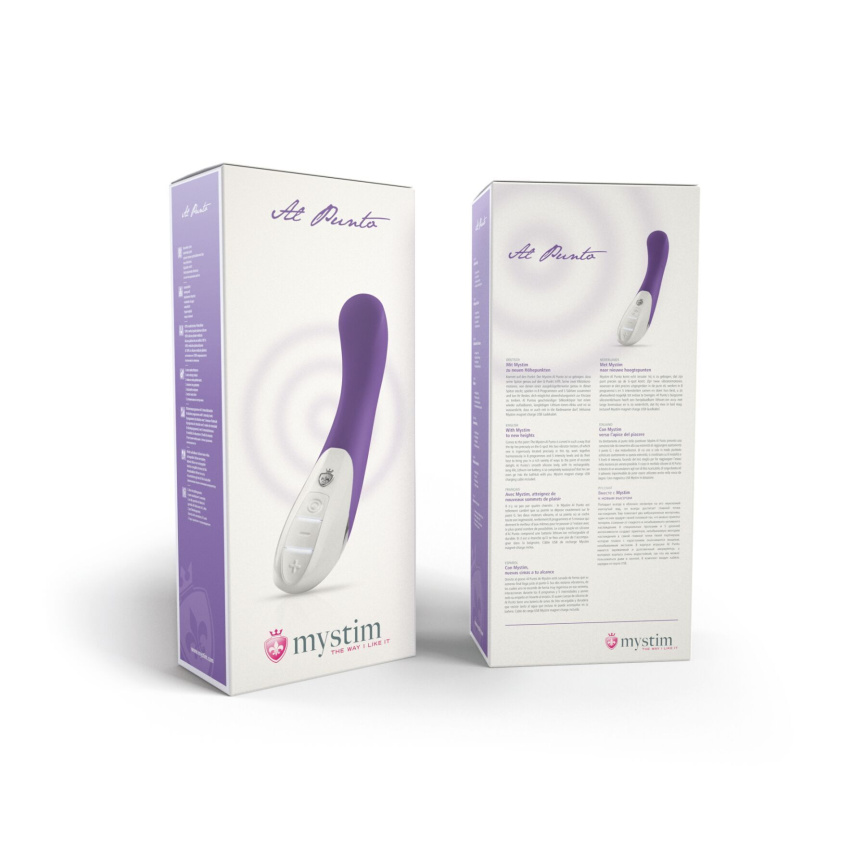 Вібратор Mystim Al Punto Purple (м'ята упаковка!!!) фото 13