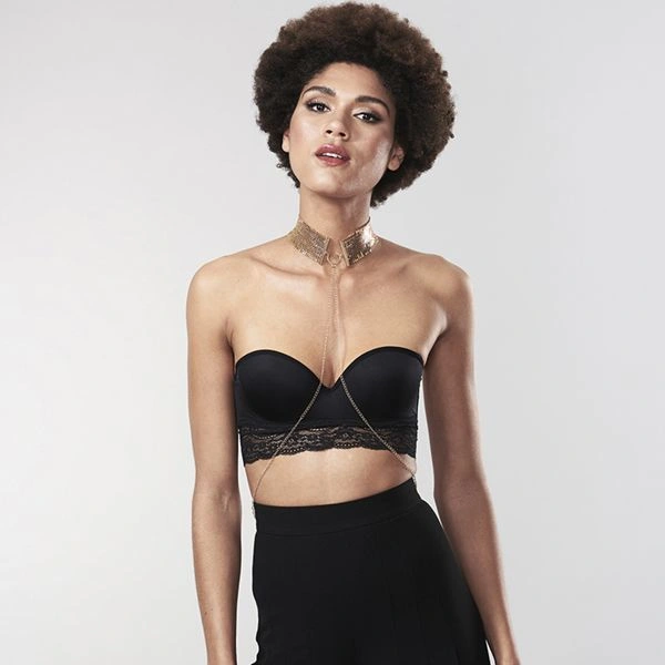 Ожерелье-воротник Bijoux Indiscrets Desir Metallique Collar - Gold фото 7