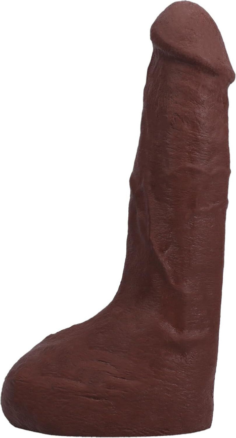 Фалоімітатор, що кінчає Doc Johnson The Realistic Cock ULTRASKYN - Squirting 9,5 Inch Chocolate фото 2