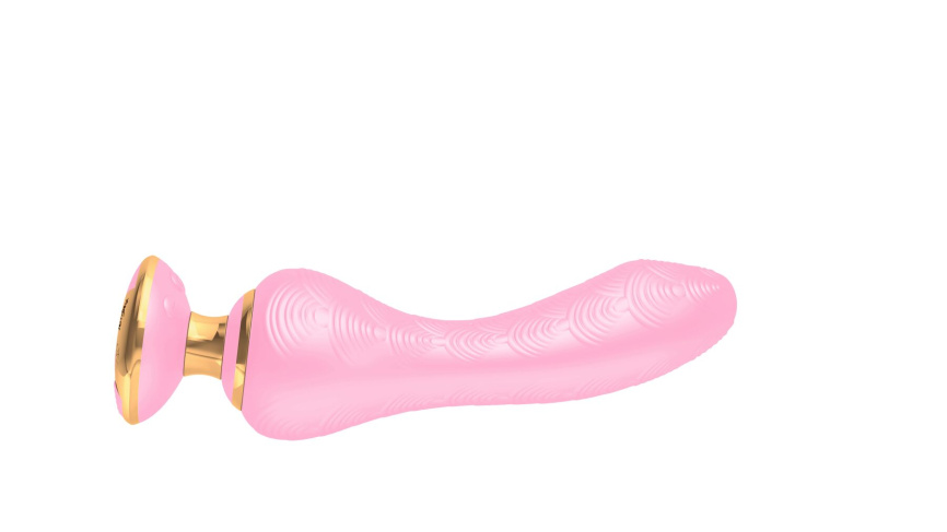 Вібратор для точки G Shunga Sanya Light Pink, гнучкий стовбур фото 1