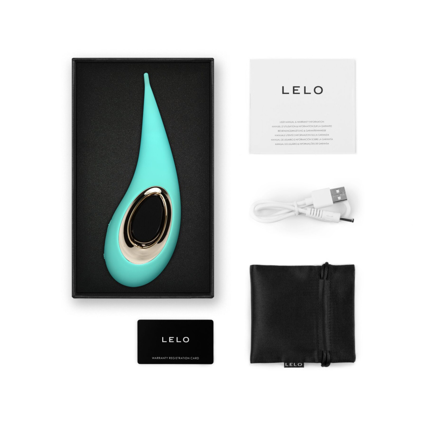 Кліторальний вібратор LELO DOT Aqua, точкова стимуляція, технологія Infinite Loop фото 7