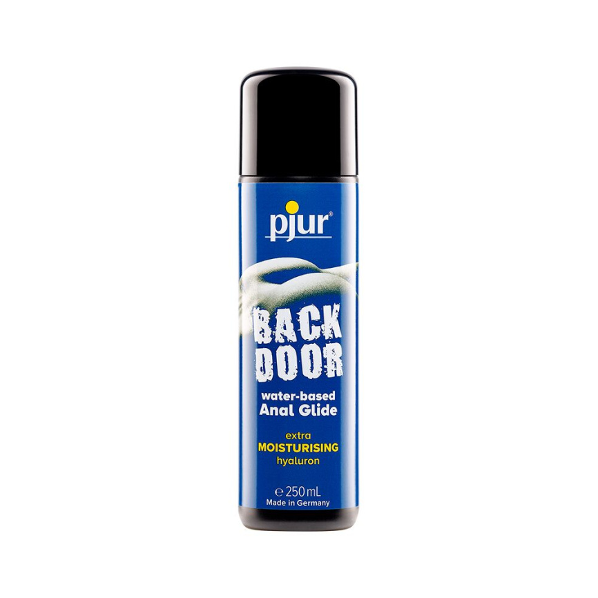 Анальний лубрикант pjur BACK DOOR Moisturising 250 мл, на водній основі, з гіалуроном, ефект силікону фото 1