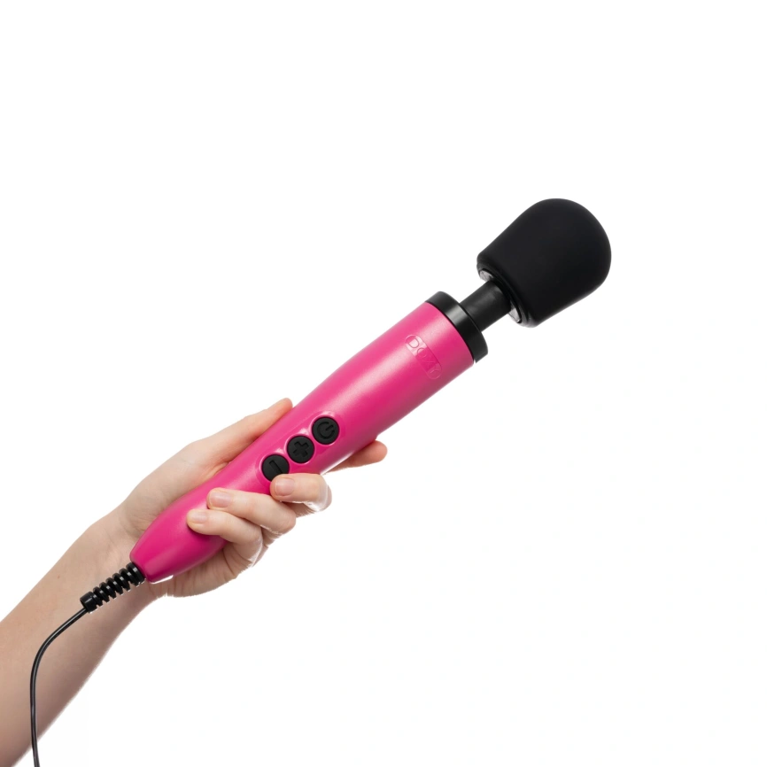 Вибромассажер DOXY Original Pink, очень мощный, питание 220В, пульсирующие вибрации фото 8