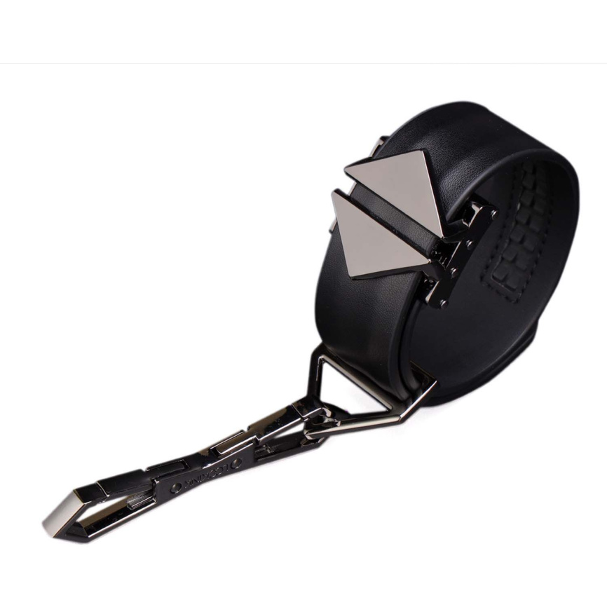 Набір фіксаторів для рук та ніг LOCKINK Hogtie Set, чорний, ремені з натуральної шкіри фото 4