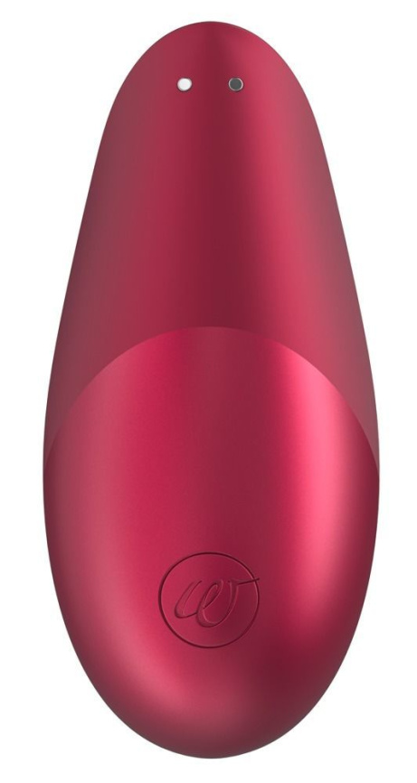 Вакуумний кліторальний стимулятор Womanizer Liberty Red, магнітна кришка, 2 насадки фото 5