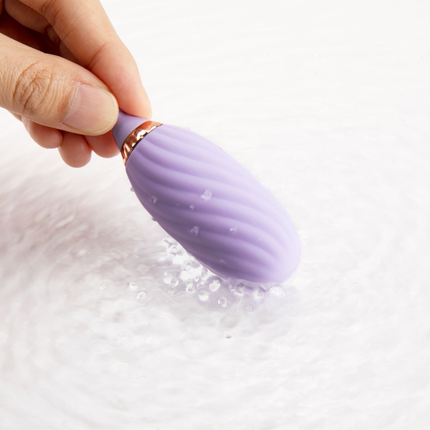 Вакуумний кліторальний стимулятор Otouch Louis Vibrate Purple з віброяйцем, у кейсі фото 6