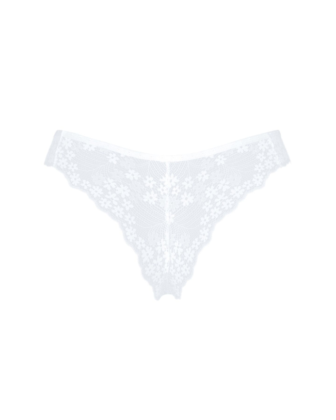 Напівпрозорі трусики Obsessive Heavenlly panties XS/S, відкриті сідниці фото 6