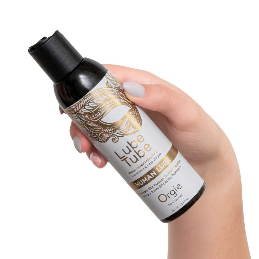 Лубрикант на водній основі Orgie Lube Tube Human Lube, 150 мл, імітація природної змазки та слини фото 2