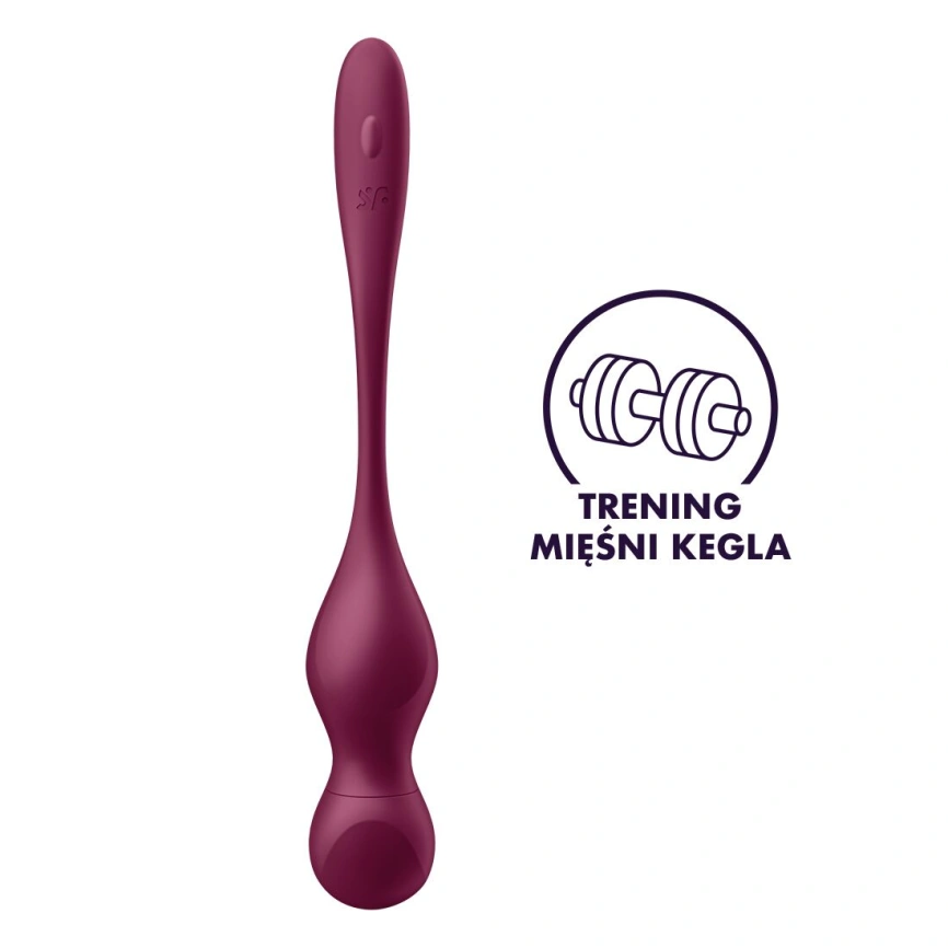 Смарт-вагинальные шарики с вибрацией Satisfyer Love Birds Vary Connect App, изменяемая масса, пульт фото 2