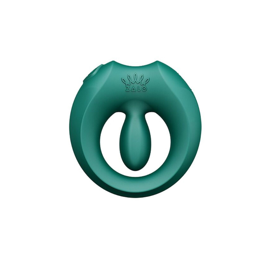 Ерекційне смарт-віброкільце Zalo Apis Turquoise Green, до 4 годин роботи, зарядний кейс фото 24
