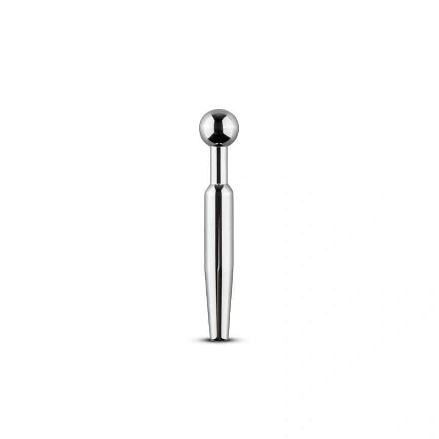 Полый уретральный стимулятор Sinner Gear Unbendable — Hollow Penis Plug, длина 7,5 см, диаметр 12 мм фото 1