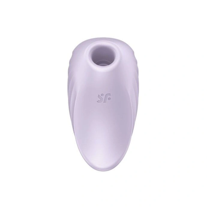 Вакуумный клиторальный стимулятор с вибрацией Satisfyer Pearl Diver Violet фото 3