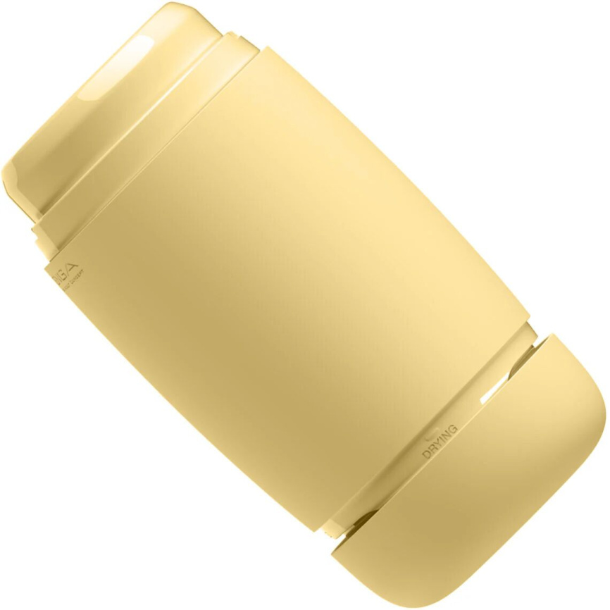 Мастурбатор TENGA PUFFY Custard Yellow, ультрам’який матеріал, багаторазовий, наскрізний фото 2