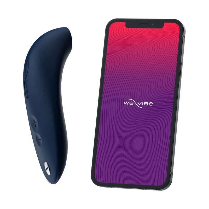 Вакуумний смарт-стимулятор для пар We-Vibe Melt Midnight Blue, зручно поєднувати з проникним сексом фото 1