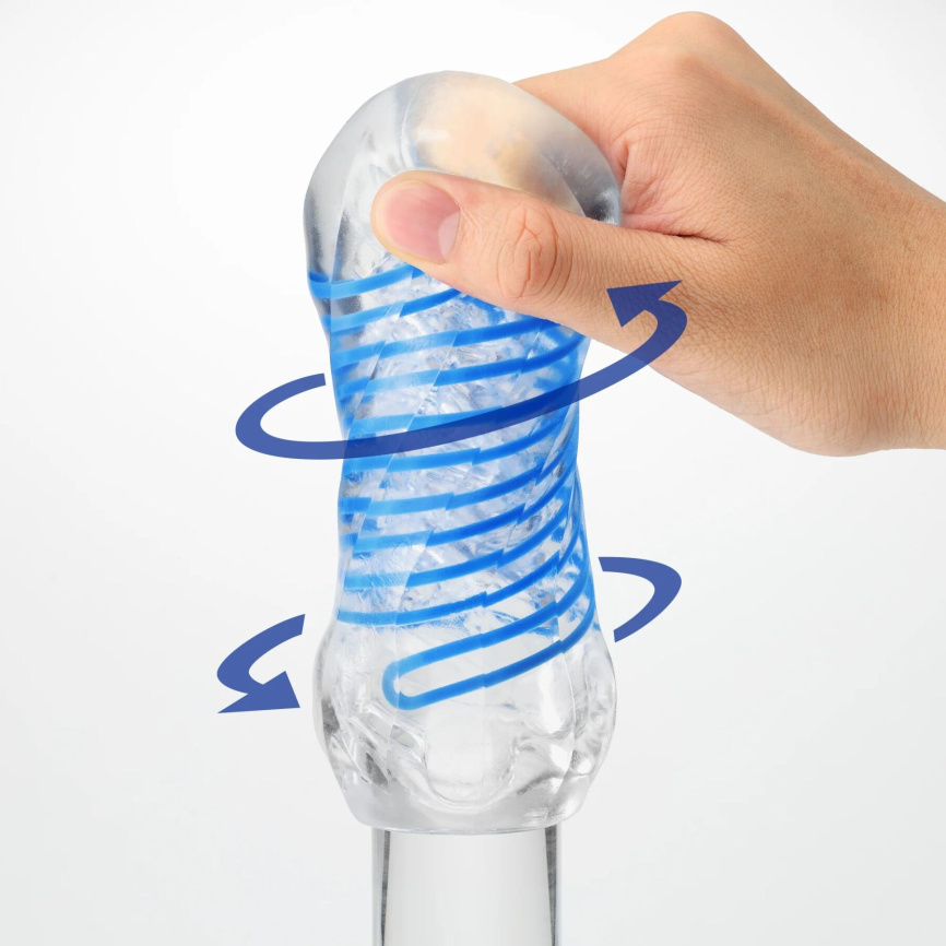 Мастурбатор Tenga Spinner DX 03 Steps, з пружною стимулювальною спіраллю всередині, потужний вплив фото 3