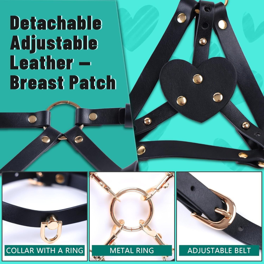 БДСМ-набір LOCKINK YEAHWOW Forced Nadu pose correction set фото 4