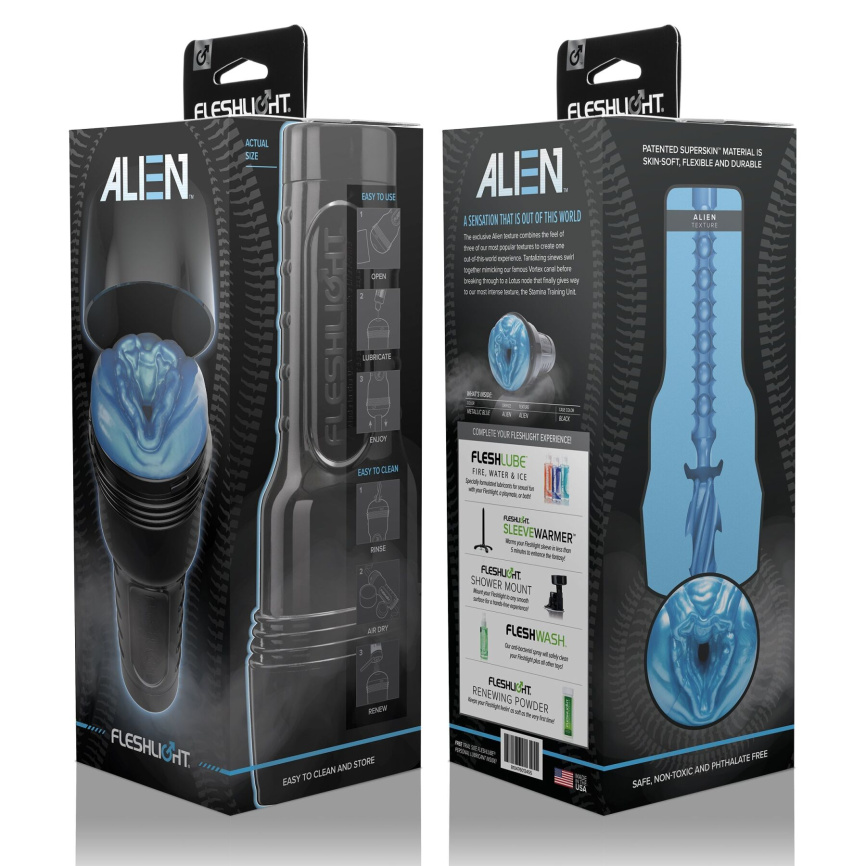 Мастурбатор Fleshlight Freaks Alien фото 15