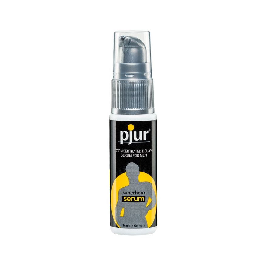 Сироватка-пролонгатор pjur Superhero Delay Serum 20 мл, створює ефект плівки, без оніміння фото 1