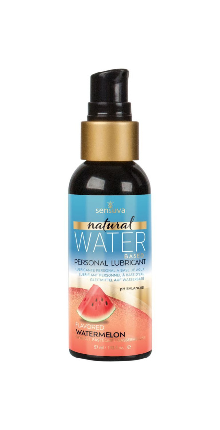 Змазка на водній основі Sensuva Natural Water-Based Watermelon (57мл) без гліцерину та парабенів фото 2