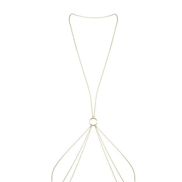 Цепочка для тела Bijoux Indiscrets Magnifique 8 Body Chain - Gold, украшение для тела фото 2