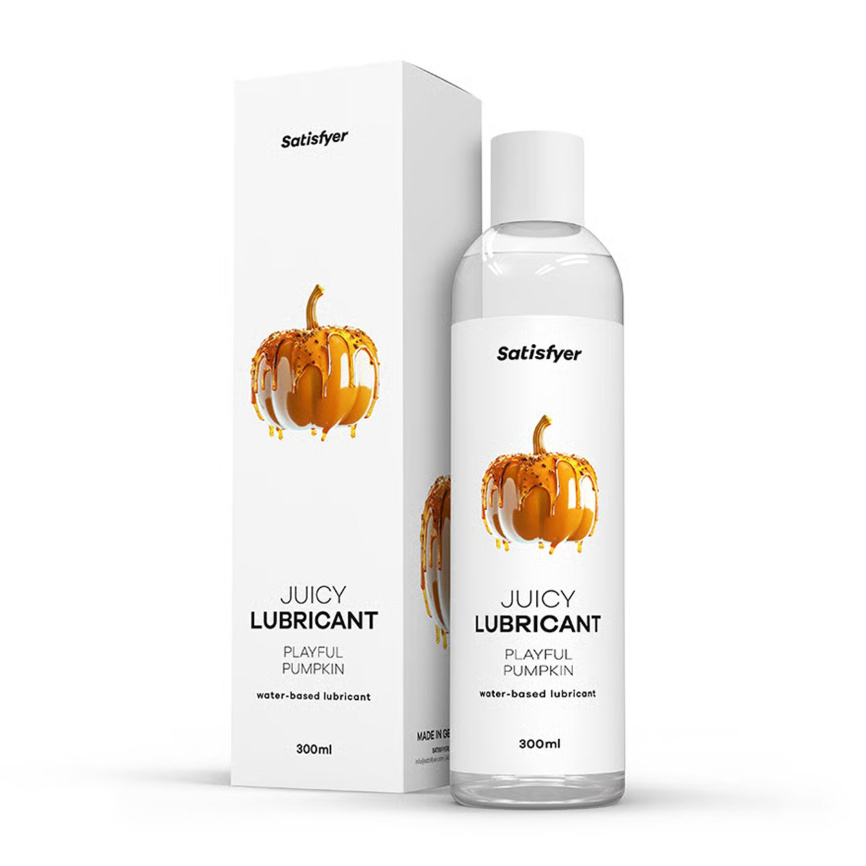 Лубрикант на водній основі Satisfyer Juicy Lubricant Playful Pumpkin water based 300 мл фото 2