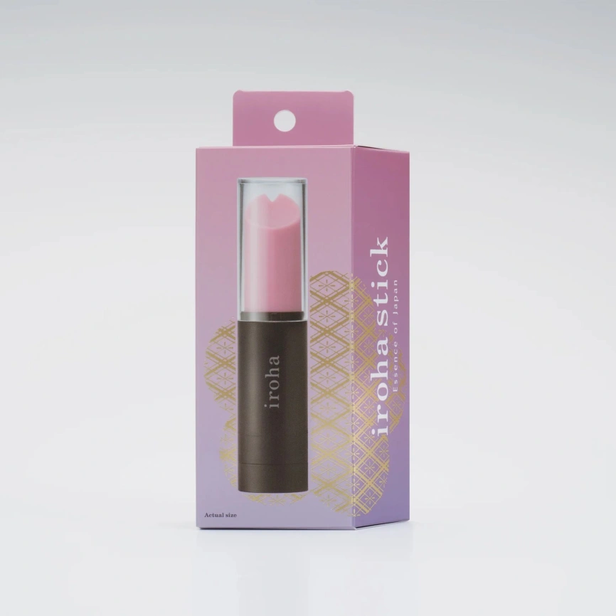 Вибратор-помада IROHA STICK Black, плавное увеличение мощности фото 5