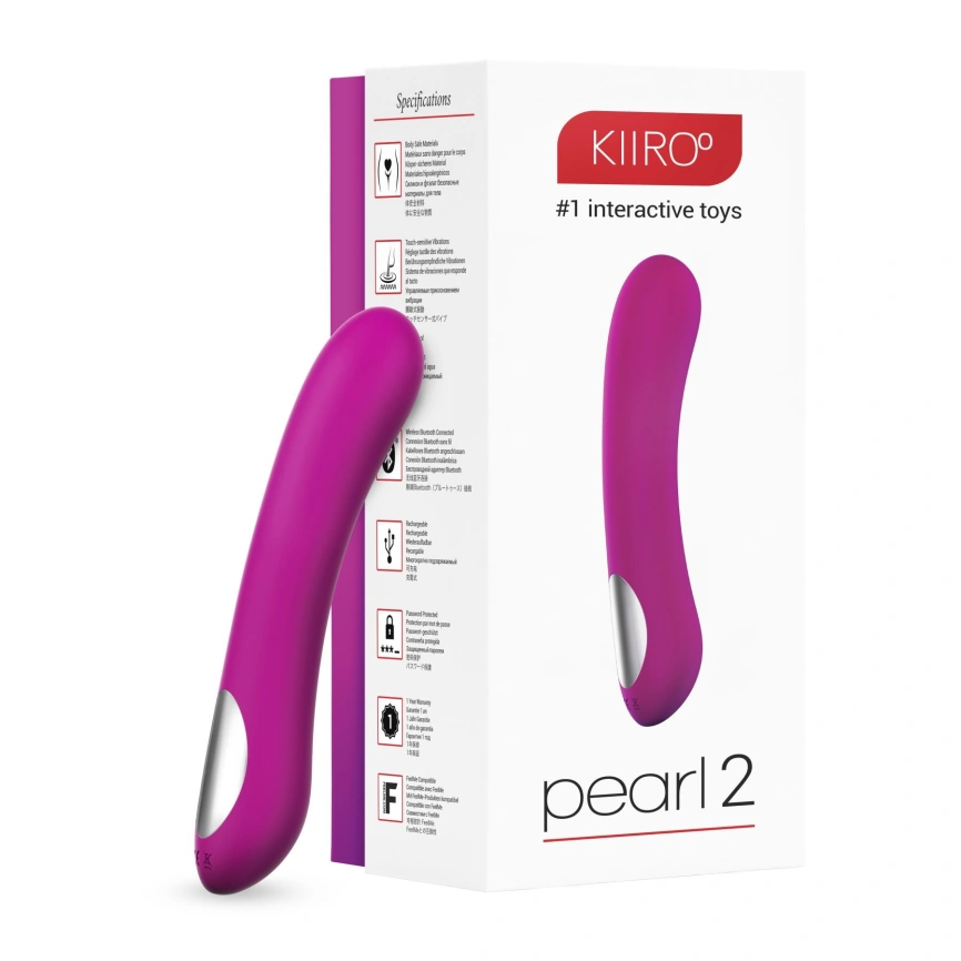 Интерактивный вибростимулятор точки G Kiiroo Pearl 2 Purple фото 1