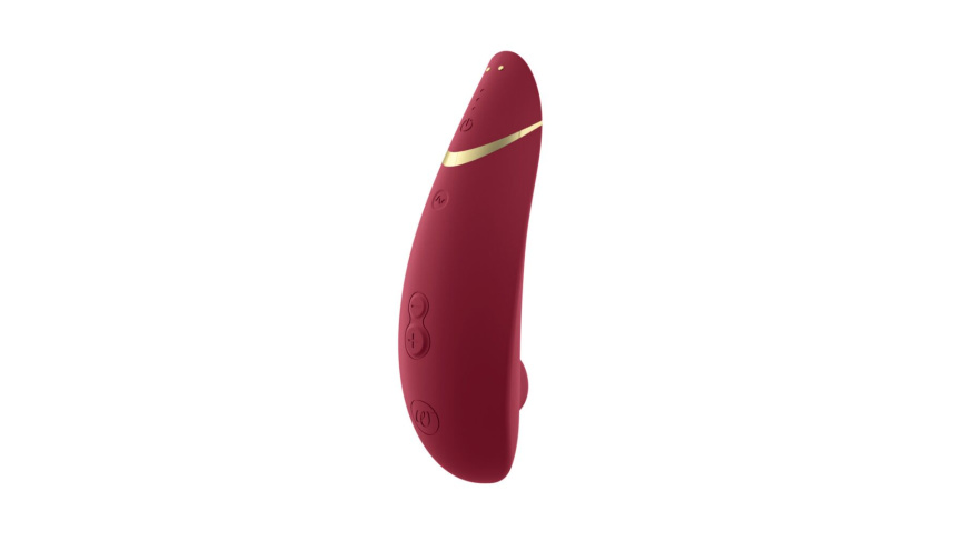 Вакуумний кліторальний стимулятор Womanizer Premium 2 - Bordeaux, функції Autopilot та Smart Silence фото 3