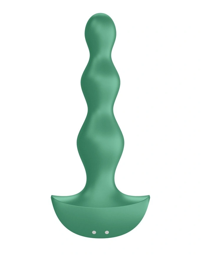 Анальный стимулятор-бусины с двумя моторами Satisfyer Lolli-Plug 2 Green фото 5