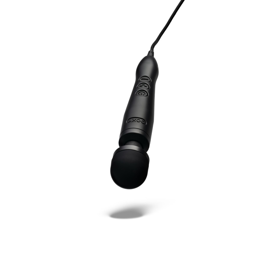 Вібромасажер DOXY3 USB-C Massager MATTE BLACK, кабель USB-C, регульована інтенсивність, компактний фото 2