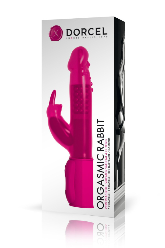 Вібратор-кролик Dorcel Orgasmic Rabbit Pink з перлинним масажем фото 5