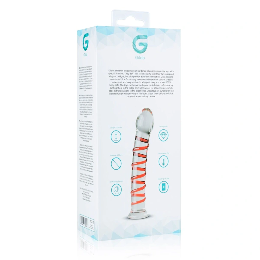 Стеклянный дилдо Gildo Glass Dildo No. 15 фото 6