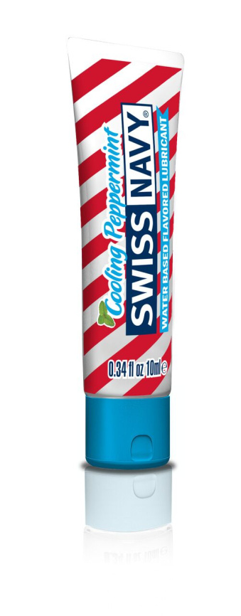 Лубрикант на водній основі Swiss Navy Cooling Peppermint 10 мл фото 1