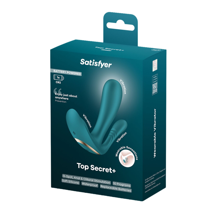 Подвійний вібратор у трусики Satisfyer Top Secret+ Battery Series фото 8