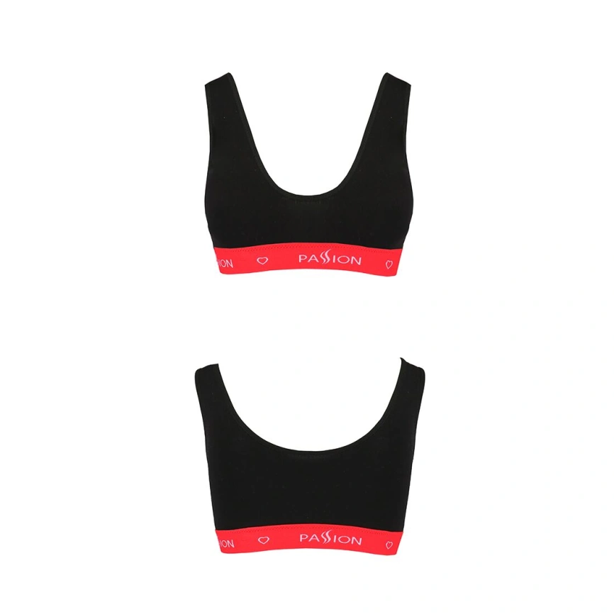 Спортивный топ на широких бретелях Passion PS003 TOP L, black фото 12