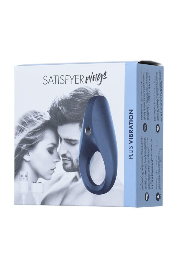 Ерекційне віброкільце Satisfyer Rocket Ring з подовженим стимулятором клітора, перезаряджуване фото 4