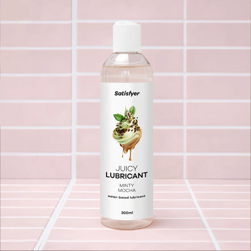 Лубрикант на водной основе Satisfyer Juicy Lubricant Minty Mocha water based 300 мл фото 9