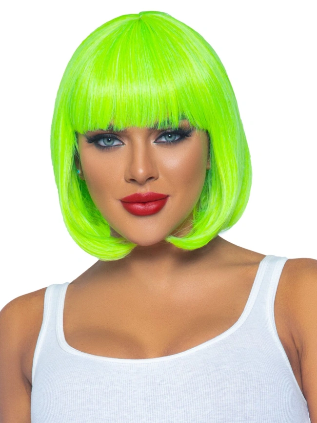 Парик Leg Avenue 12″ Neon short bob wig Neon Green фото 1