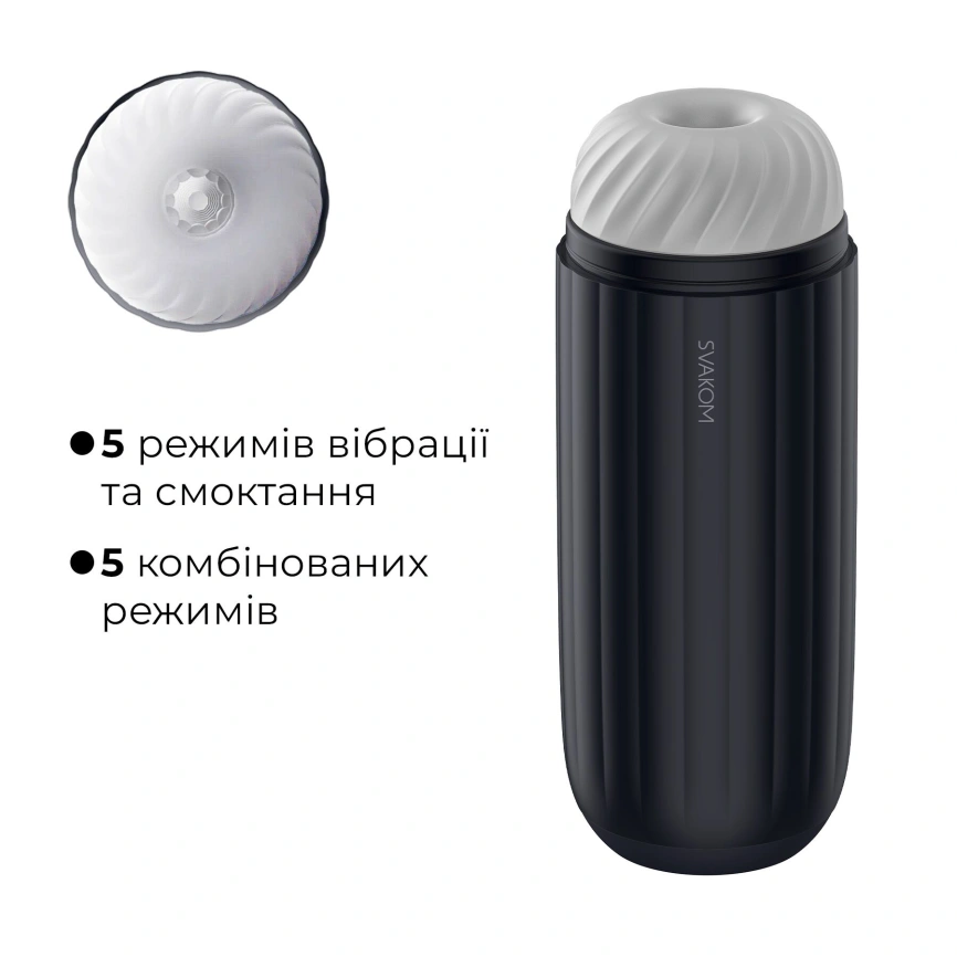 Интерактивный смарт-мастурбатор с вибрацией и посасыванием Svakom Sam Neo 2 Pro, подогрев до 38 °C фото 14